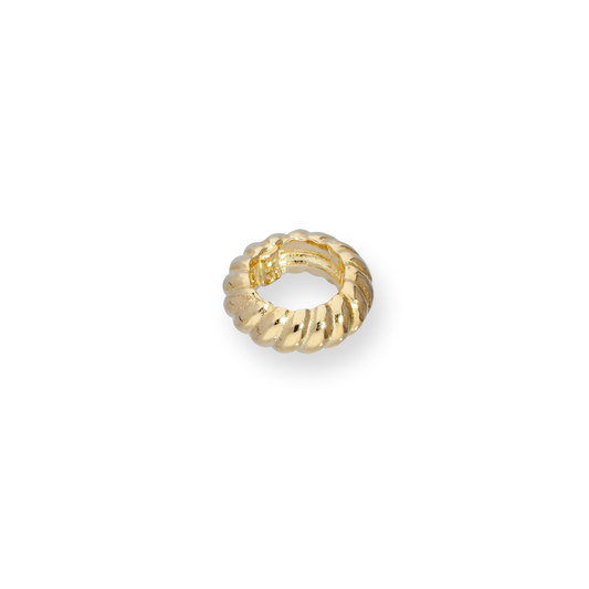 9ct Gold Woven Karma Circle Charm