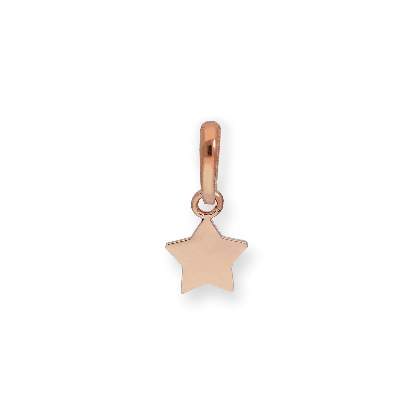 9ct Rose Gold Star Charm