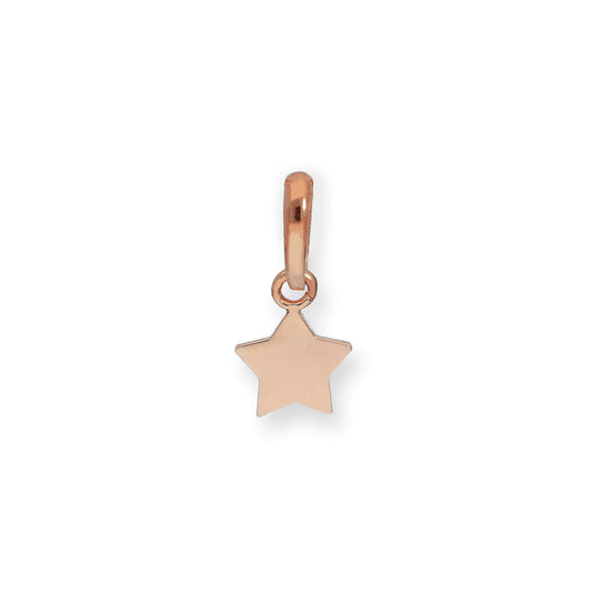 9ct Rose Gold Star Charm