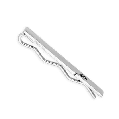 Stainless Steel Tie Slide with Gecko Engraving