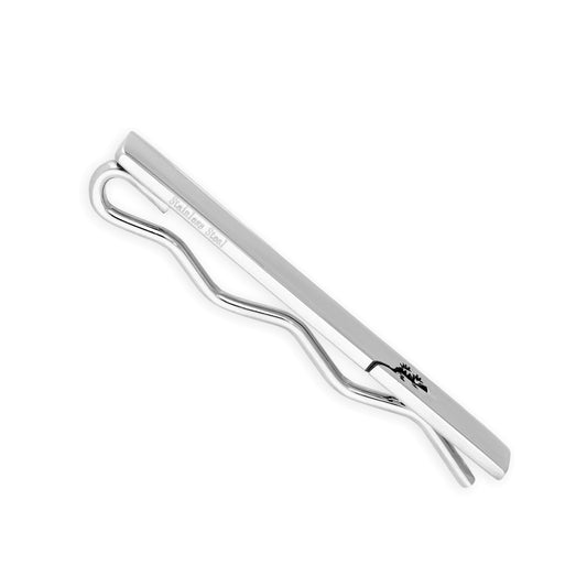 Stainless Steel Tie Slide with Gecko Engraving