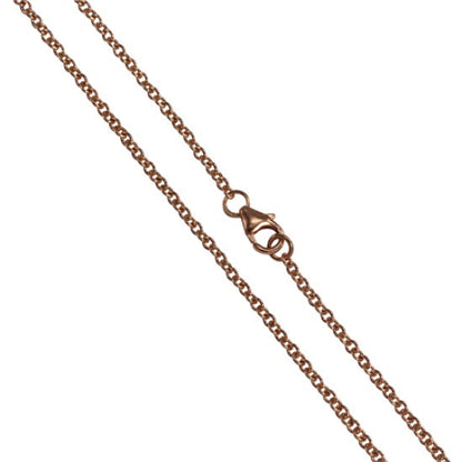 9ct Rose Gold Trace Chain - 18 Inches