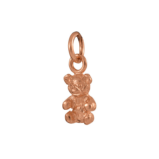 9ct Rose Gold Teddy Bear Charm