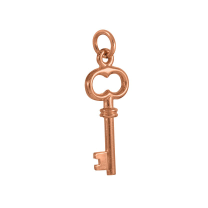9ct Rose Gold Key Charm