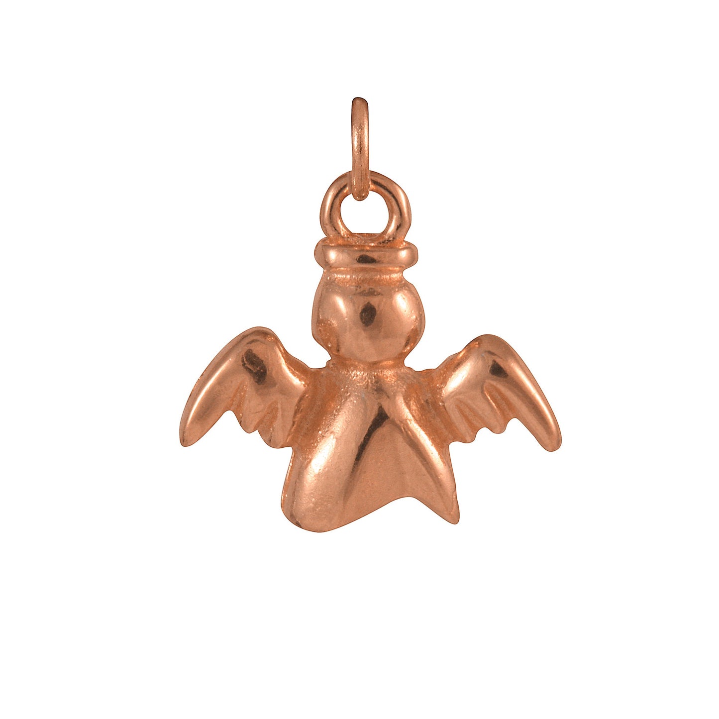 9ct Rose Gold Angel Charm