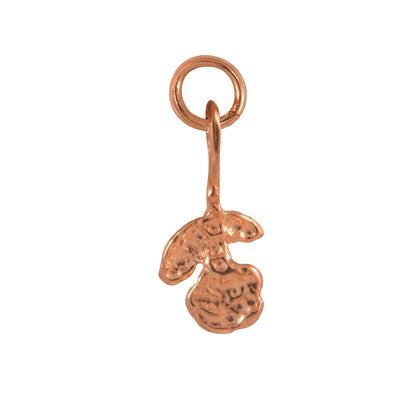 9ct Rose Gold Rose Charm