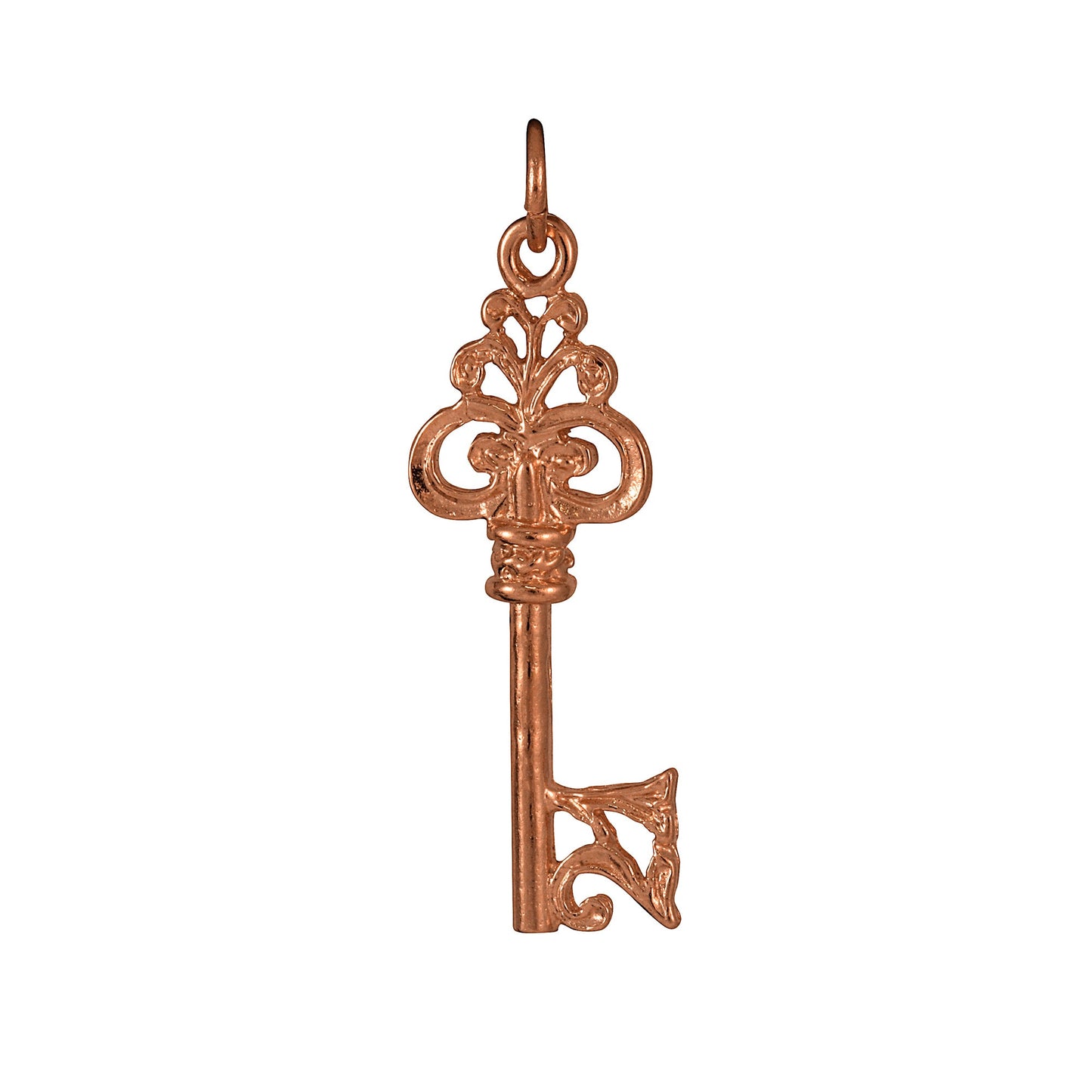 9ct Rose Gold 21st Birthday Key Charm