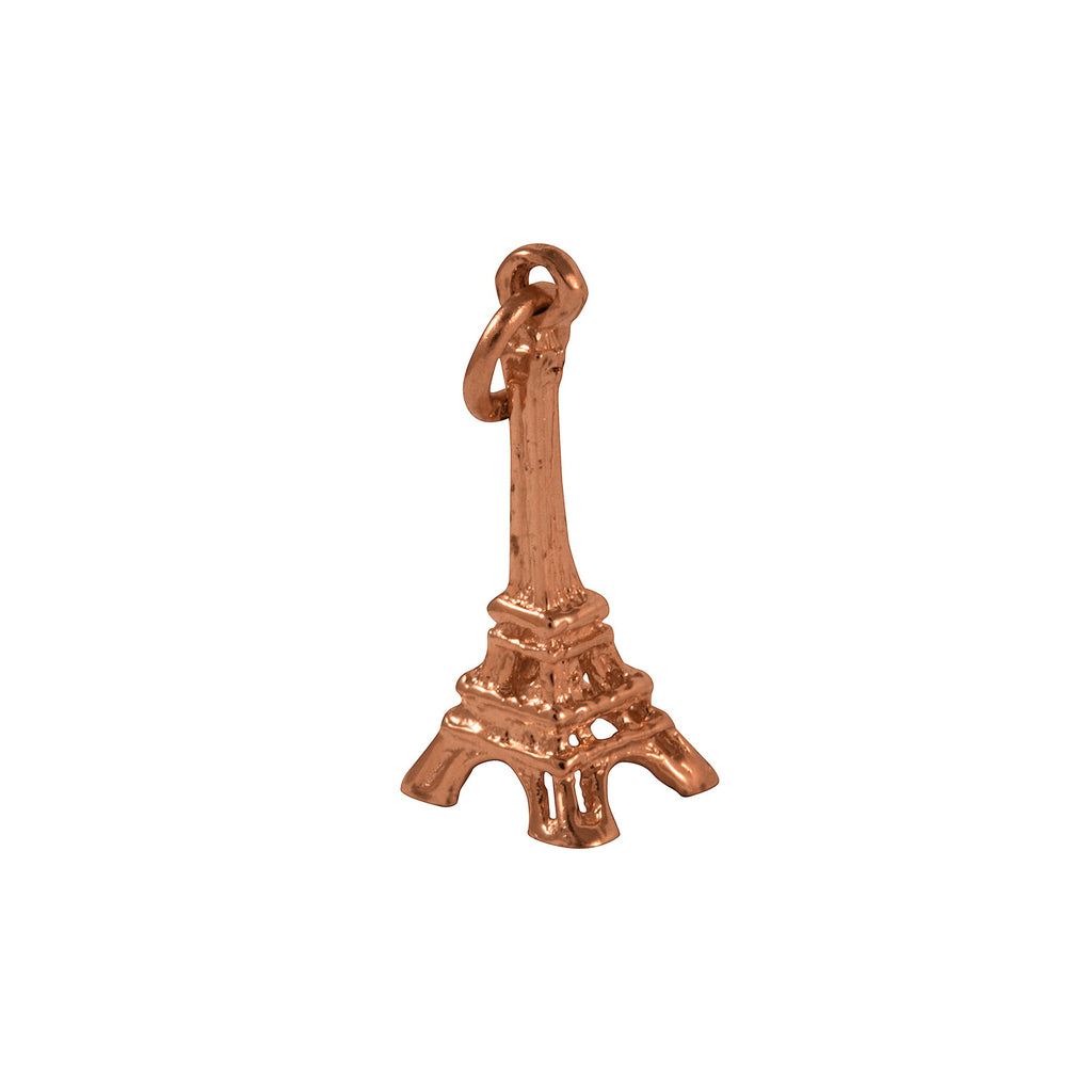 9ct rose gold Eiffel Tower charm
