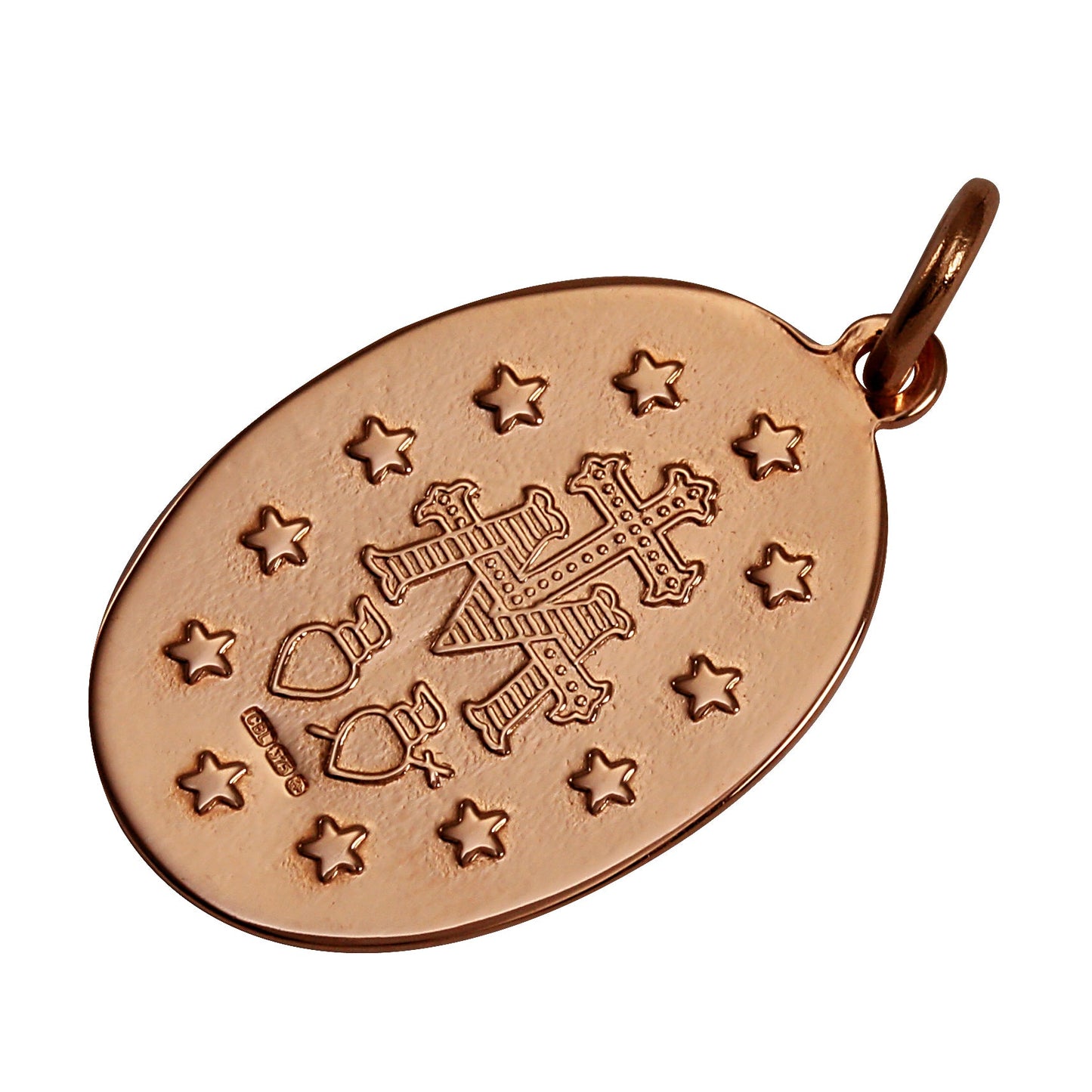 9ct Rose Gold Medal of the Immaculate Conception
