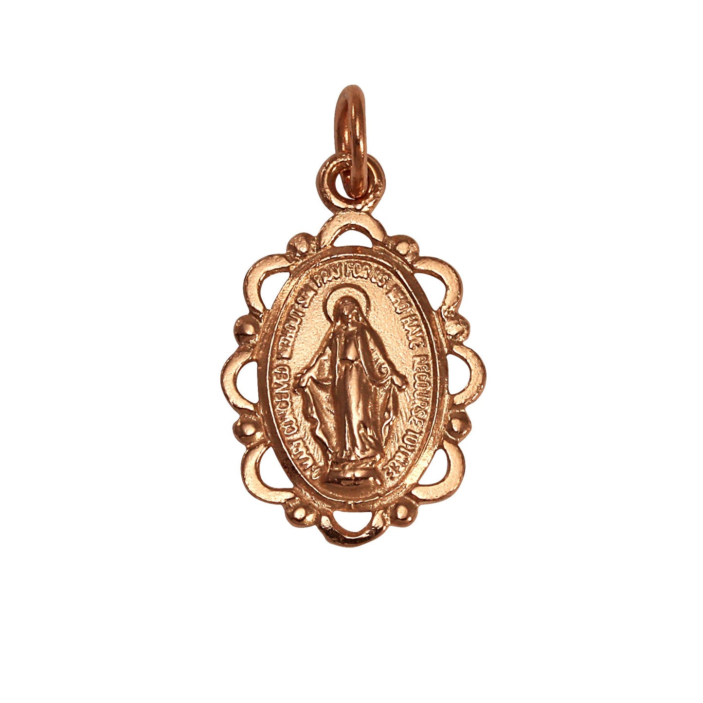 9ct Rose Gold Miraculous Medal