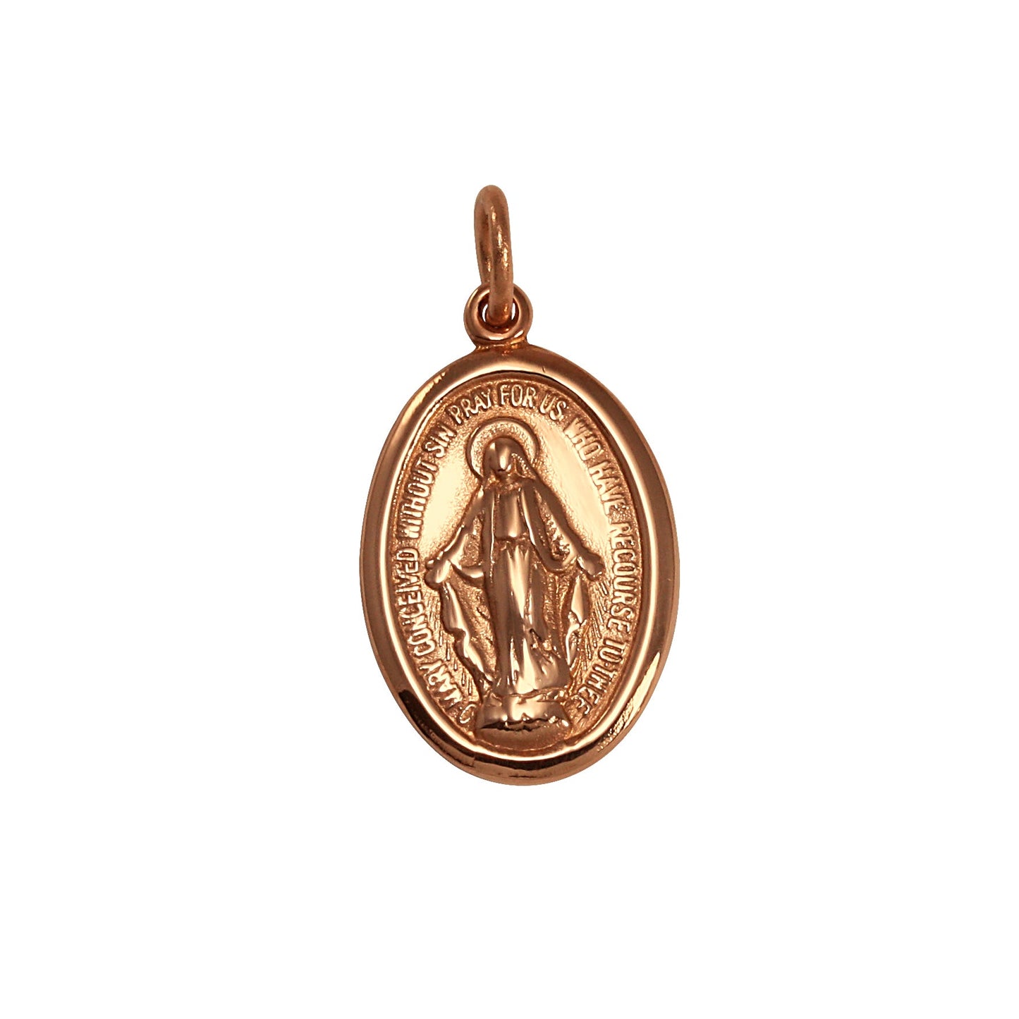 9ct Rose Gold Miraculous Medal