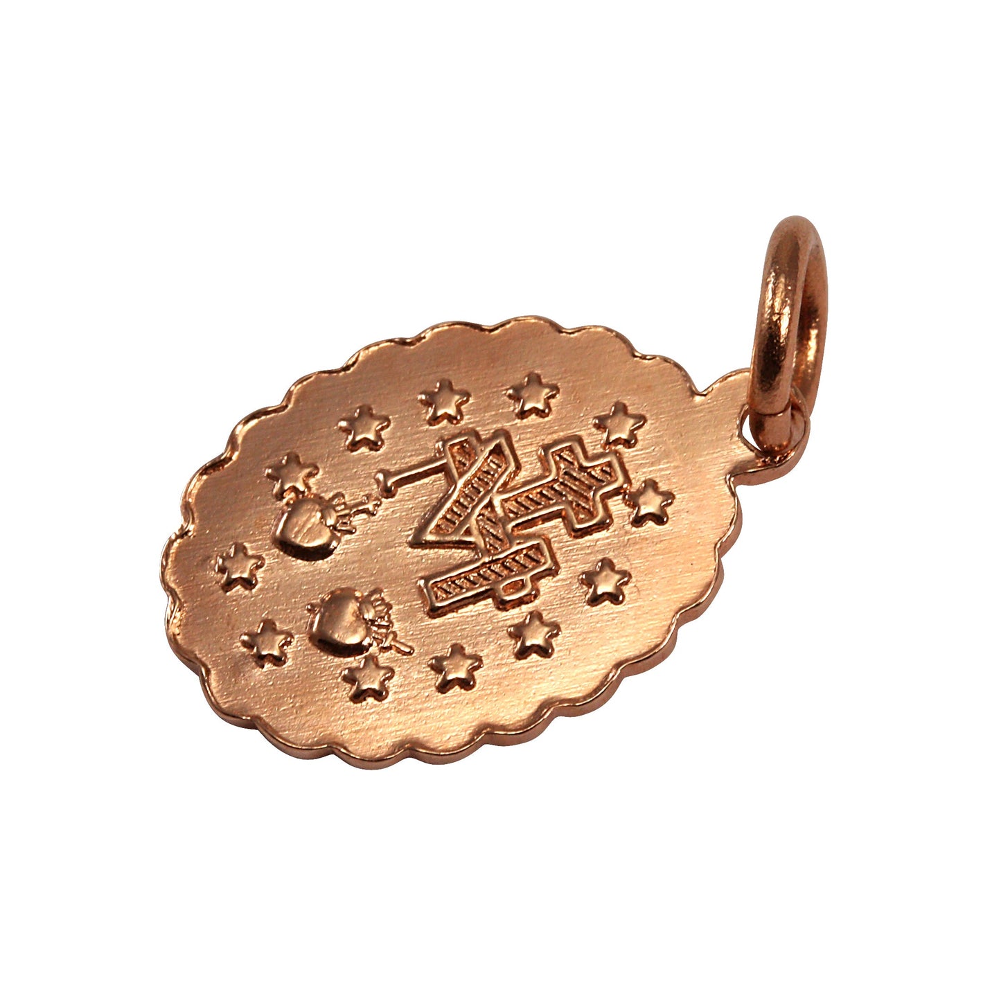 9ct Rose Gold St Mary Pendant