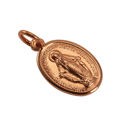 9ct Rose Gold St Mary Pendant