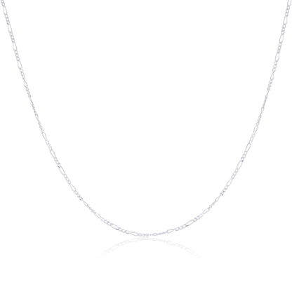 Sterling Silver Figaro Chain