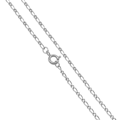 Sterling Silver Figaro Chain