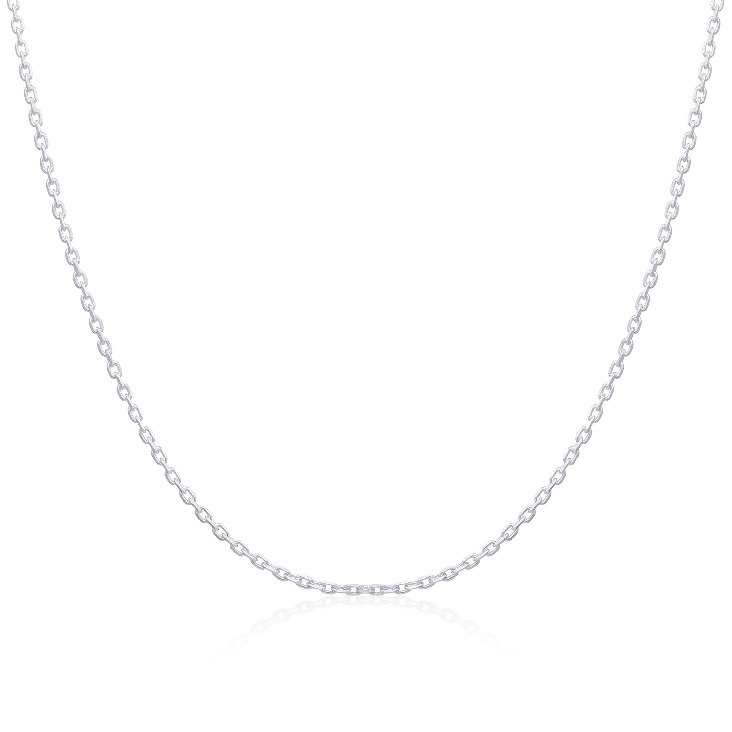 Sterling Silver Diamond Cut Trace Chain