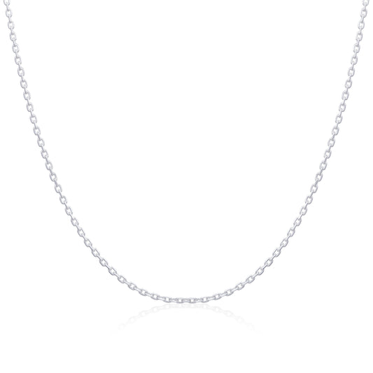 Sterling Silver Diamond Cut Trace Chain