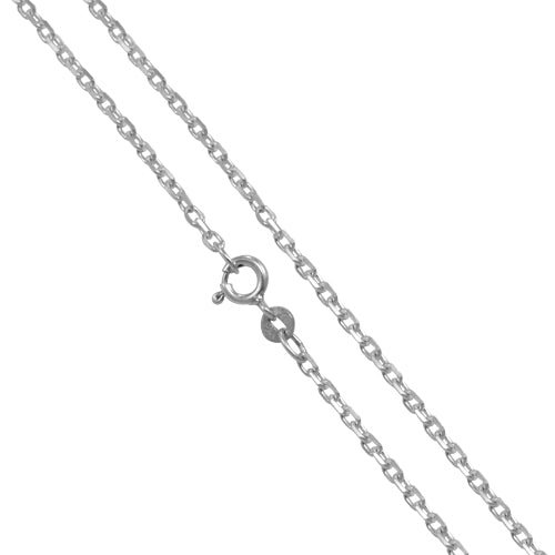 Sterling Silver Diamond Cut Trace Chain