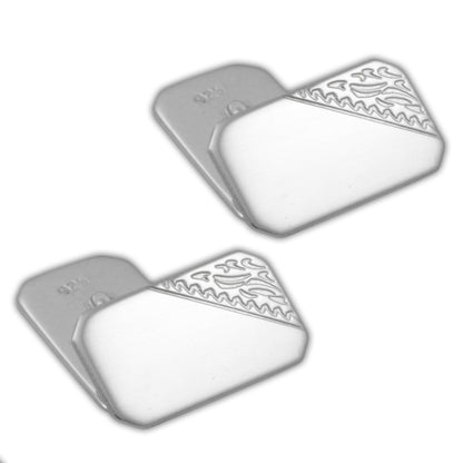 Sterling Silver Engraved Cufflinks