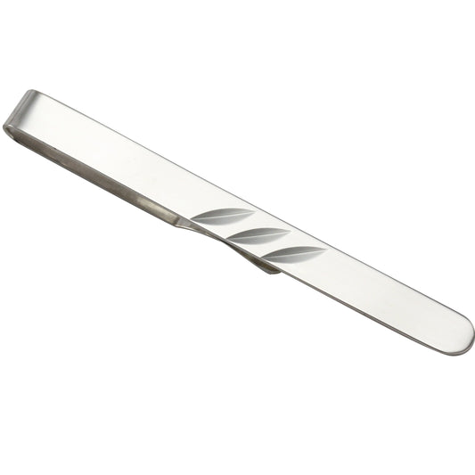 Sterling Silver Diamond Cut Tie Slide