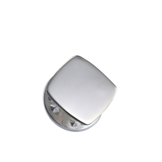 Sterling Silver Classic Square Tie Tack