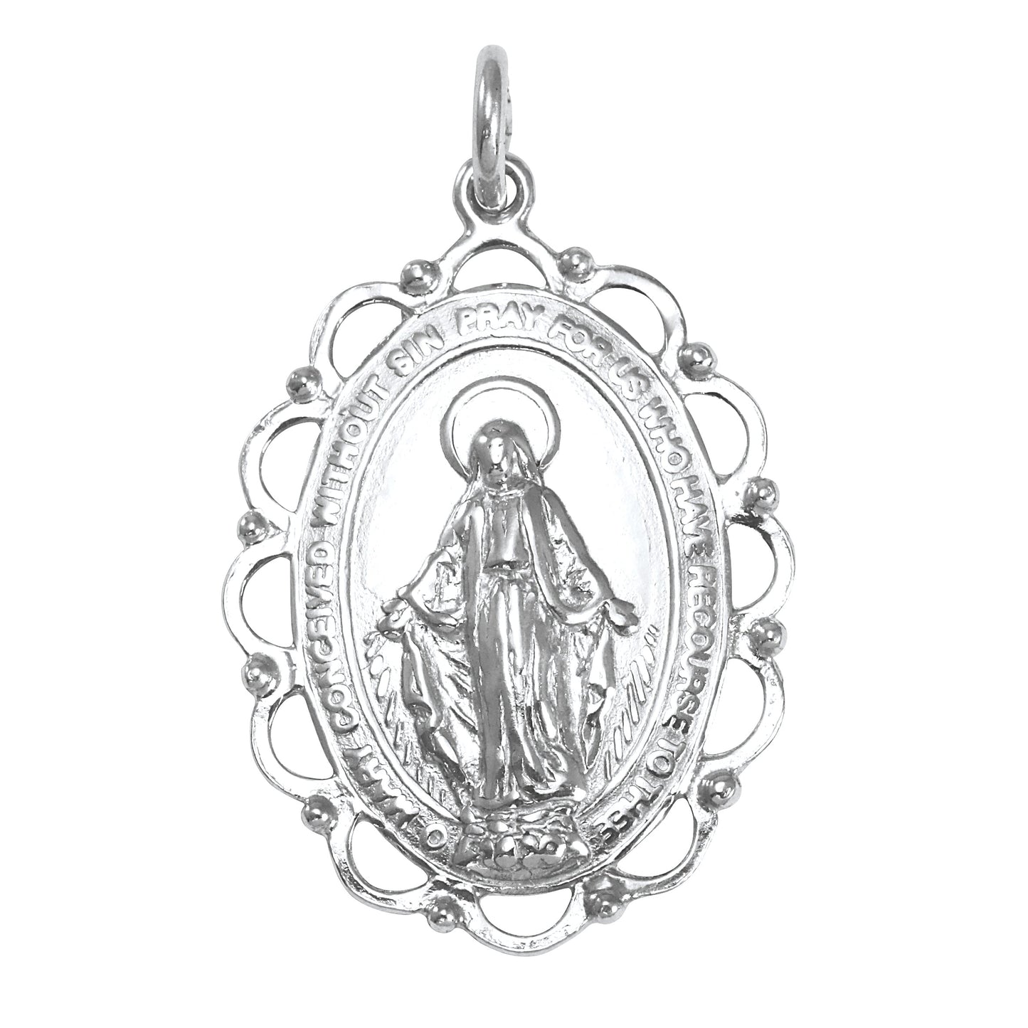 Sterling Silver Miraculous Medal
