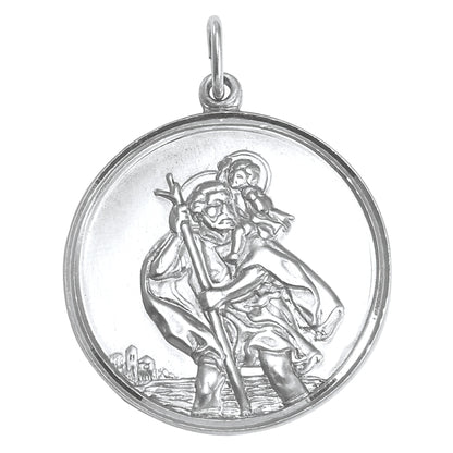 Sterling Silver St Christopher Pendant