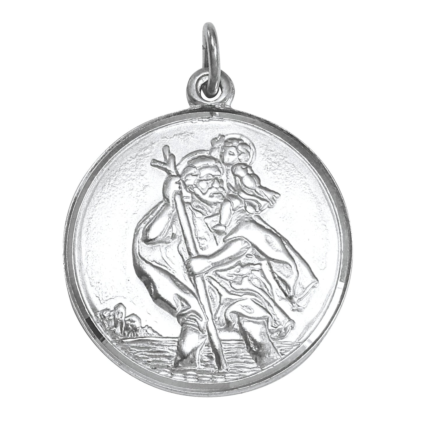 Sterling Silver St Christopher Pendant