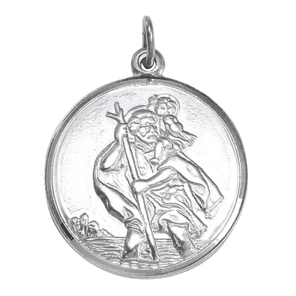 Sterling Silver St Christopher Pendant