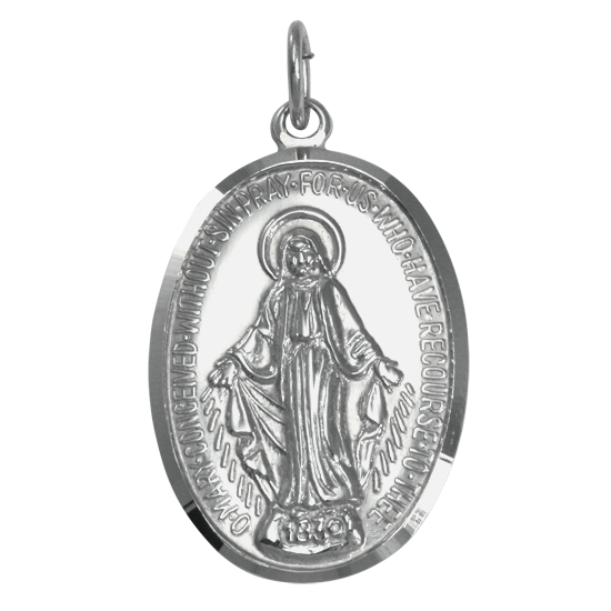 Sterling Silver Miraculous Medal