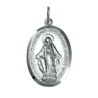 Sterling Silver Medal of the Immaculate Conception