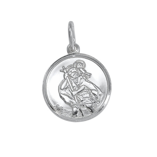 Sterling Silver St Christopher Pendant