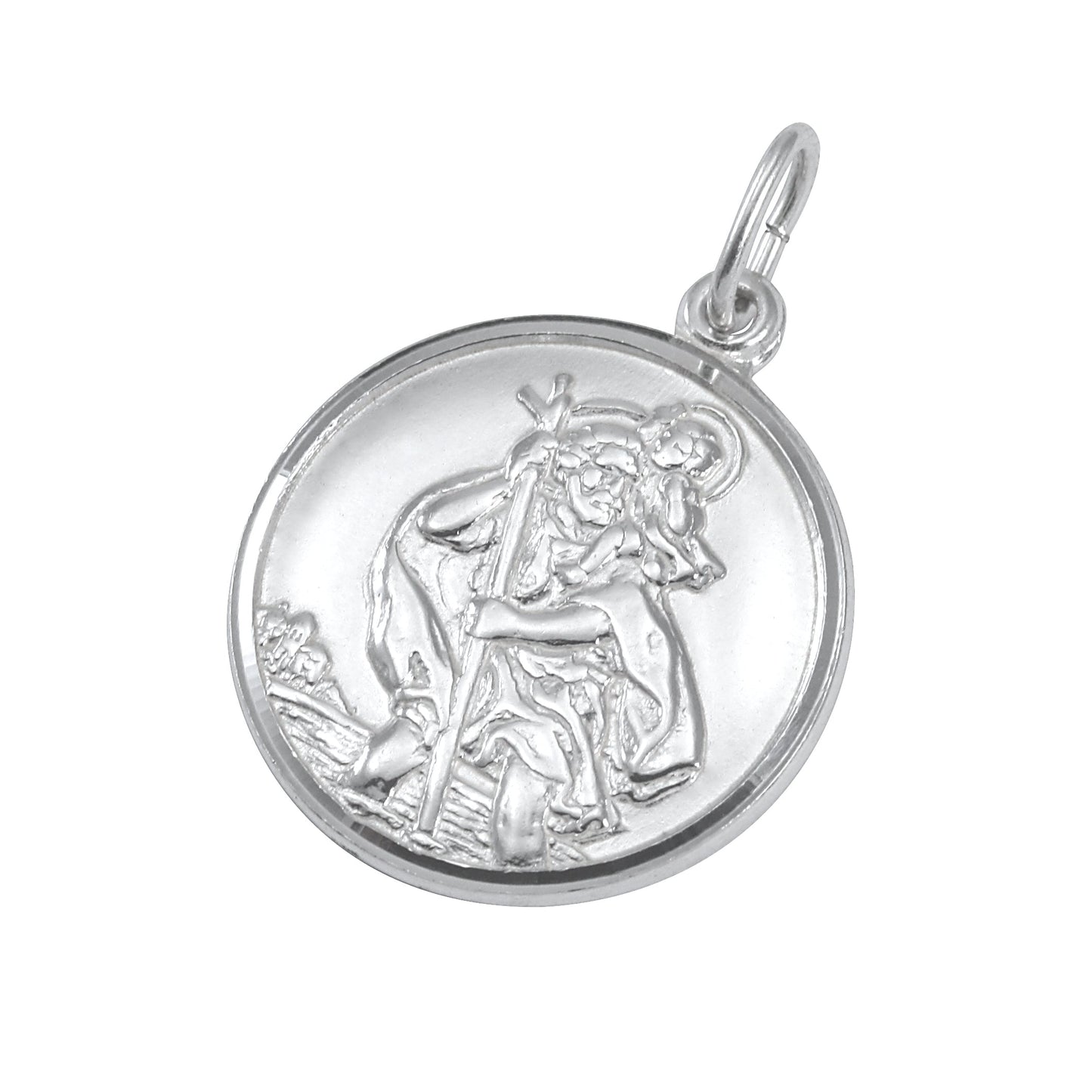 Sterling Silver St Christopher Pendant