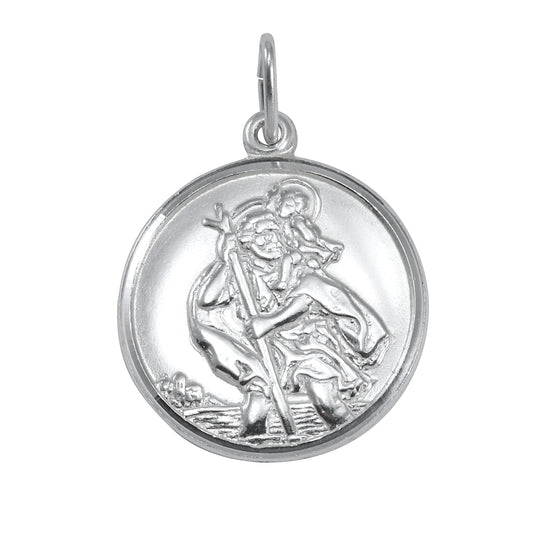 Sterling Silver St Christopher Pendant