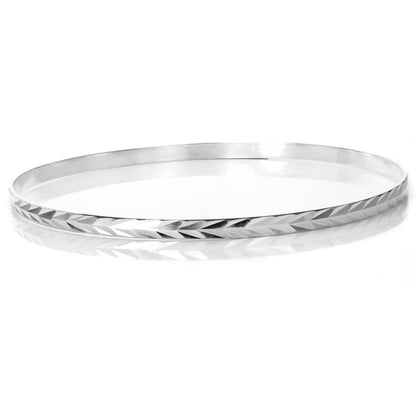 Sterling Silver Slave Bangle