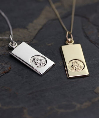 Gold St Christopher Necklaces