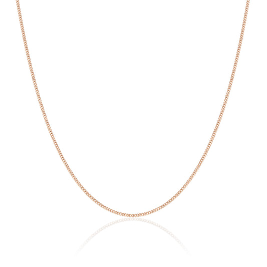 9ct Yellow Gold Convertable Diamond Cut Curb Chain