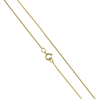 9ct Gold Diamond Cut Curb Chain