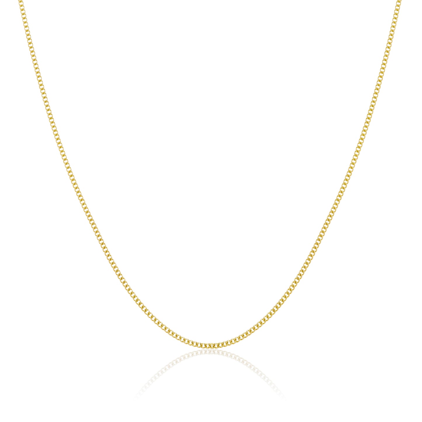 9ct Heavy Diamond Cut Curb Chain