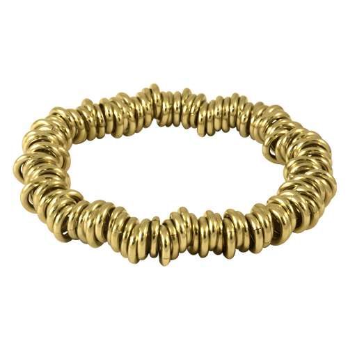 9ct Elasticated Gold Charm Bracelet