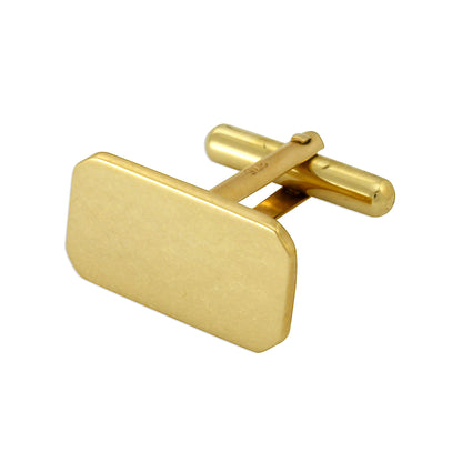 9ct Gold Classic Swivel Back Cufflinks