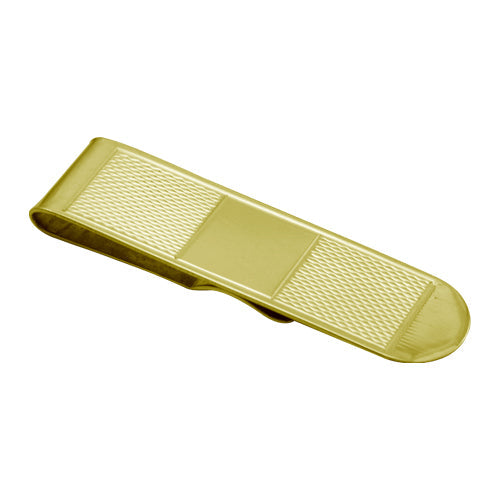 9ct Gold Patterned Money Clip