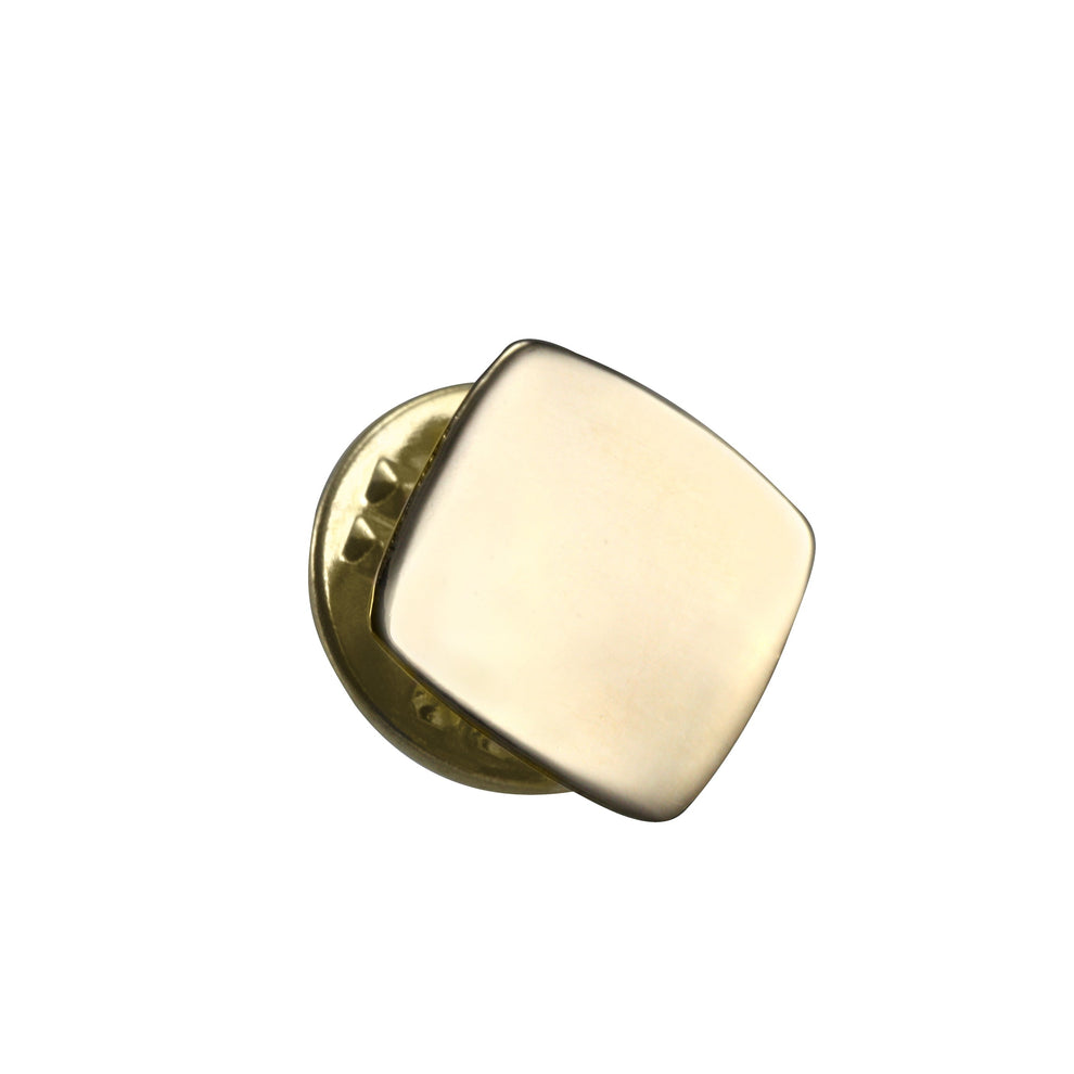 9ct gold square tie tack