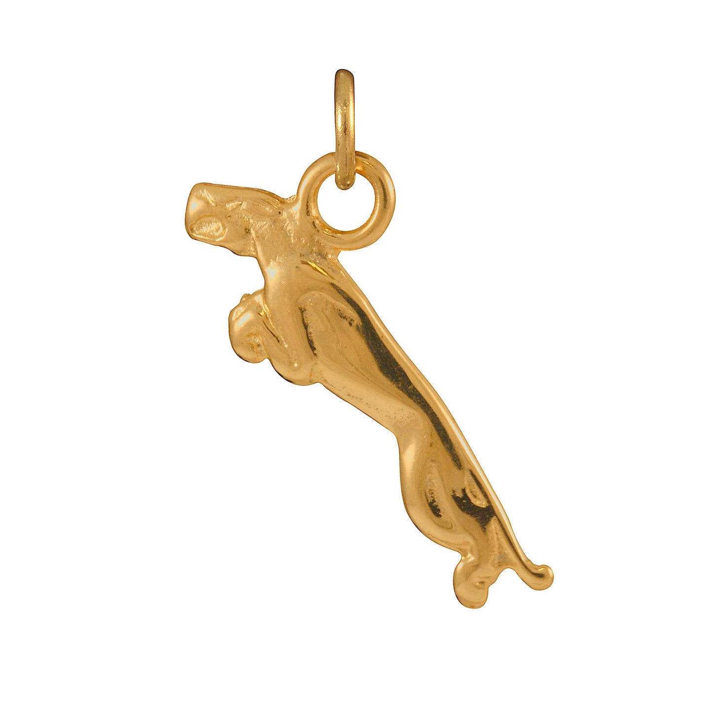 9ct Gold Jaguar Charm