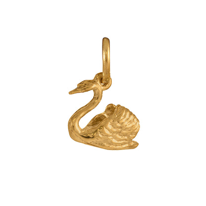 9ct Gold Swan Charm
