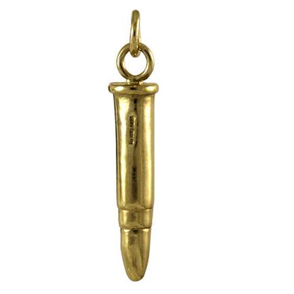 9ct Gold Bullet Charm