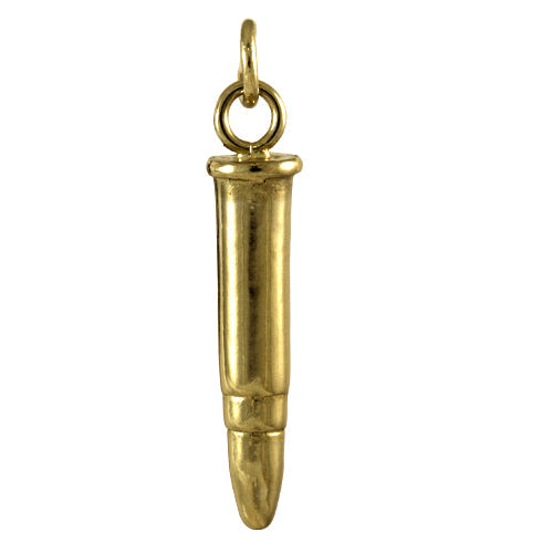 9ct Gold Bullet Charm