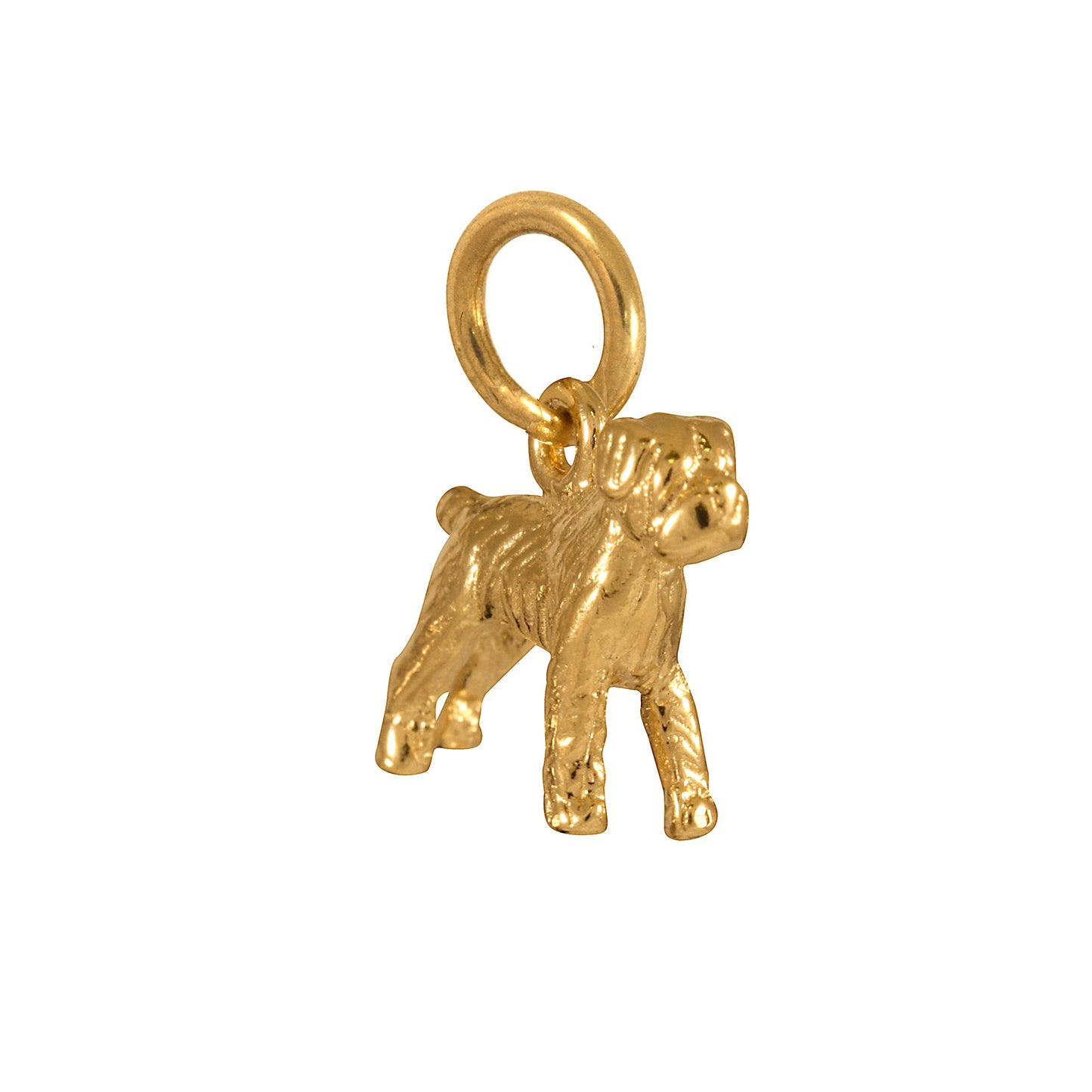 9ct Gold Terrier Boxer Charm