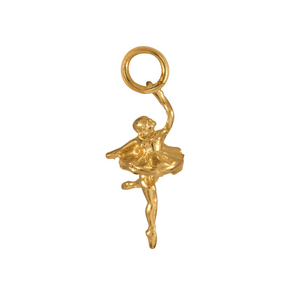 9ct Gold Ballet Dancer Charm