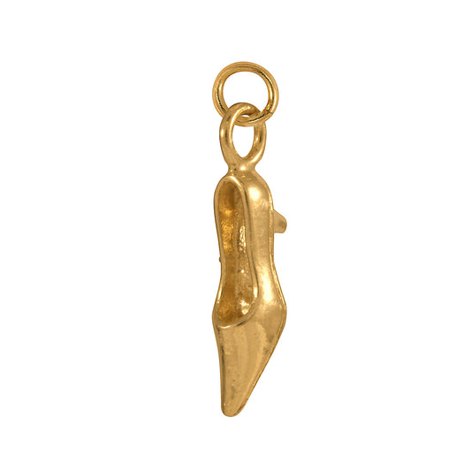 9ct Gold High Heel Shoe Charm